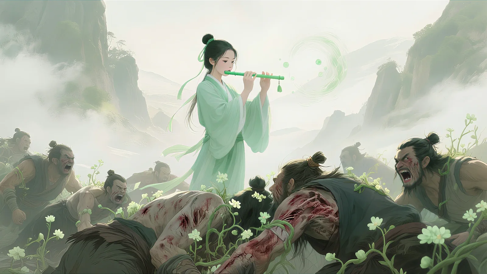 乙木之力早期 AI 概念视觉实验