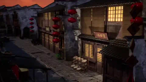 缘寻梦及毕业设计三维动画短片中的传统街巷场景